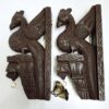 Peacock Wall Bracket Pair