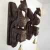 Peacock Wall Bracket Pair