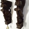 Wooden Yali Wall Corbel Pair