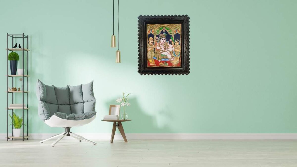 Krishna Tanjore Painting