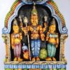 Lord Murugan Statue Kartikeya Sculpture Subrahmanya Figurine Kavadi Wall Panel Wooden Sculpture Temple Gopuram Home Decor Ready to Ship