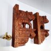 wood elephant wall brackets