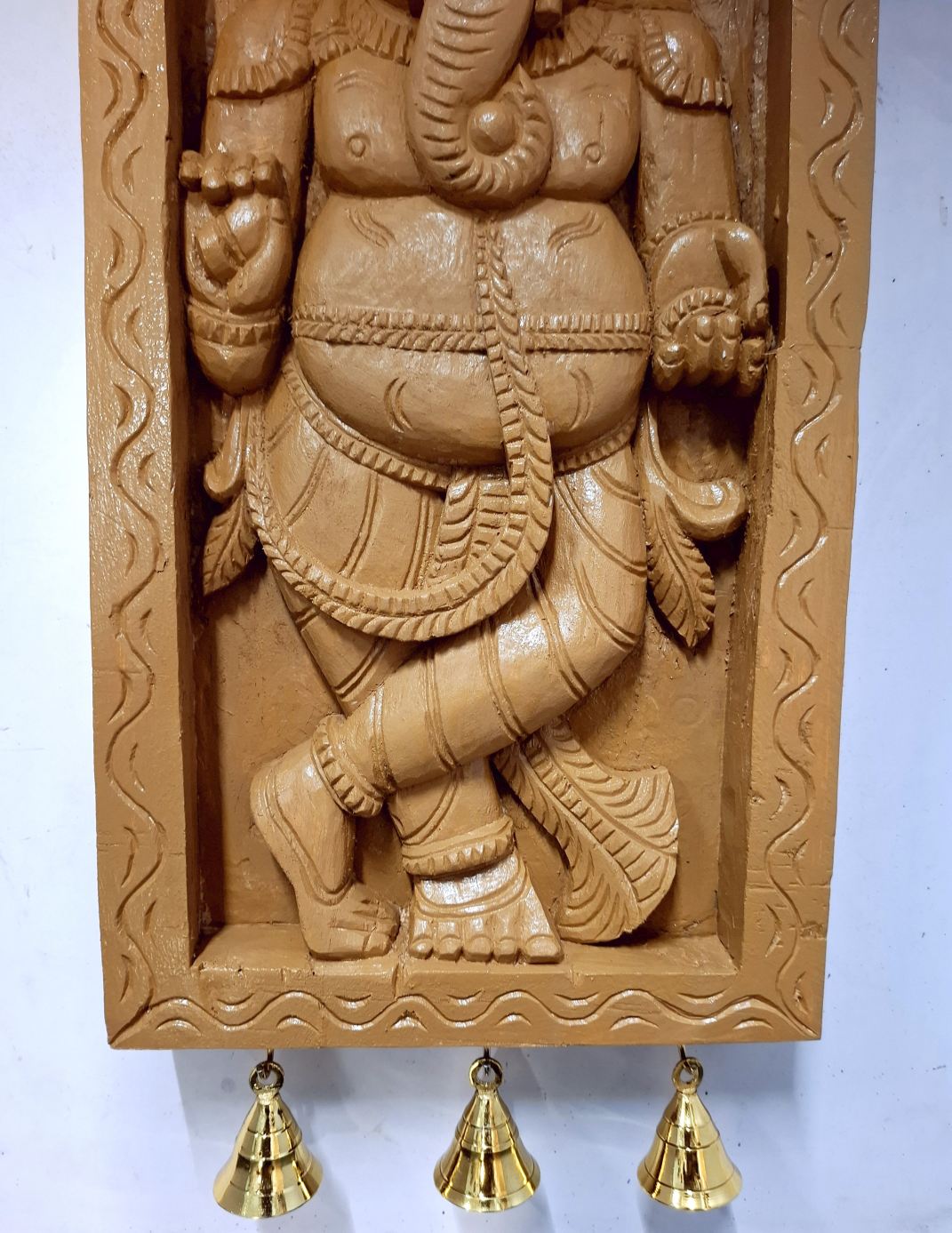 Ganesha Wooden Wall Panel