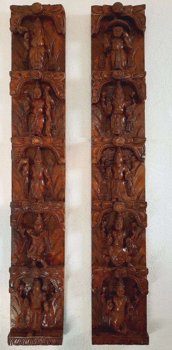 Dashavatar Wooden Wall Panel