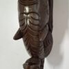 Wooden Elephant Head Big Corbel with Quality Brass Bell Wooden Wall Hanging Indian Wood Carving Home Decor Vintage Style Ready to Ship