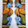 Peacock Wall Bracket Pair