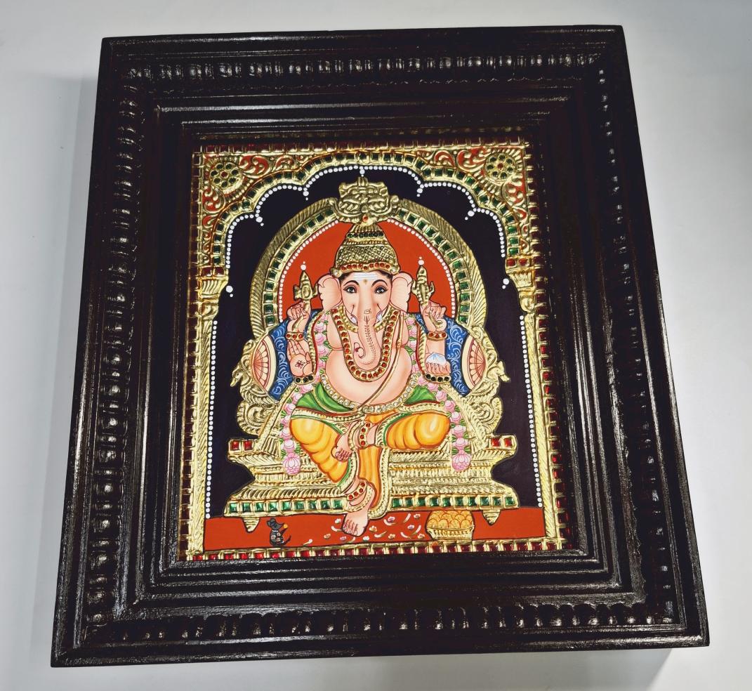 Ganesha Tanjore Painting