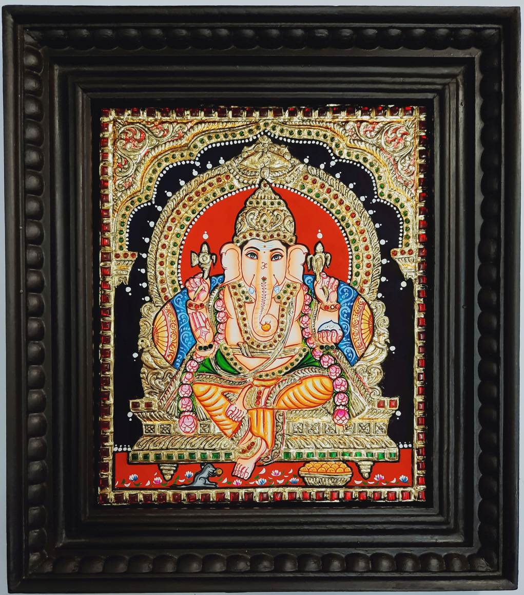 Ganesha Tanjore Painting