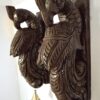 Peacock Wall Bracket Pair