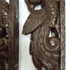 Wooden Peacock Corbel Statue – Vintage Wall Décor with Shelf for Living, Garden, or Home Entrance Decor, Ready to Ship