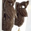 Peacock Wall Bracket Pair