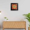 Shree Chakra Tanjore painting Teakwood Framed 22K Gold Foils Housewarming Gift Indian Handmade Artwork Gift Size Ready to ship