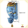 Wooden Elephant Wall Bracket