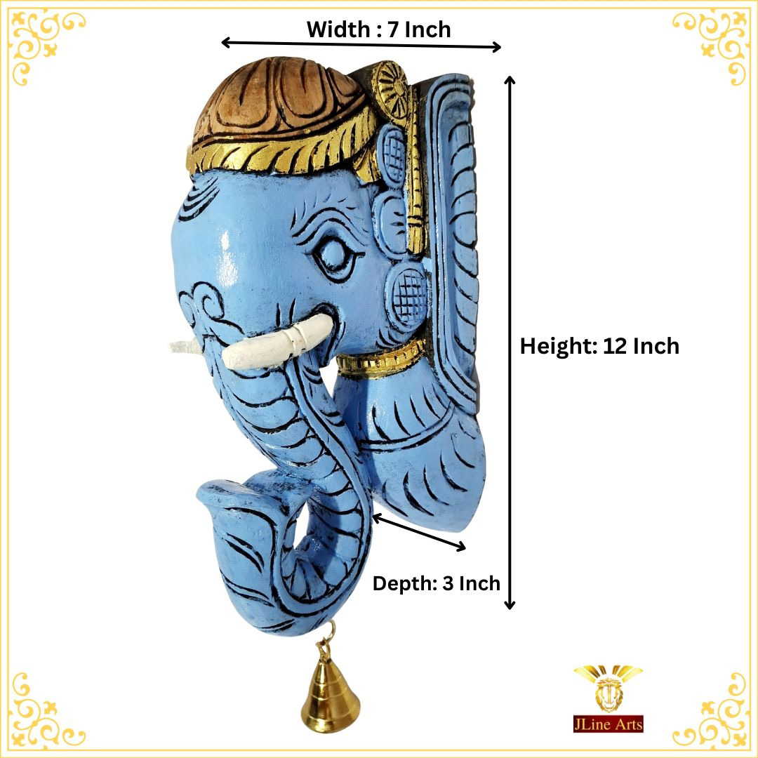 Wooden Elephant Wall Bracket