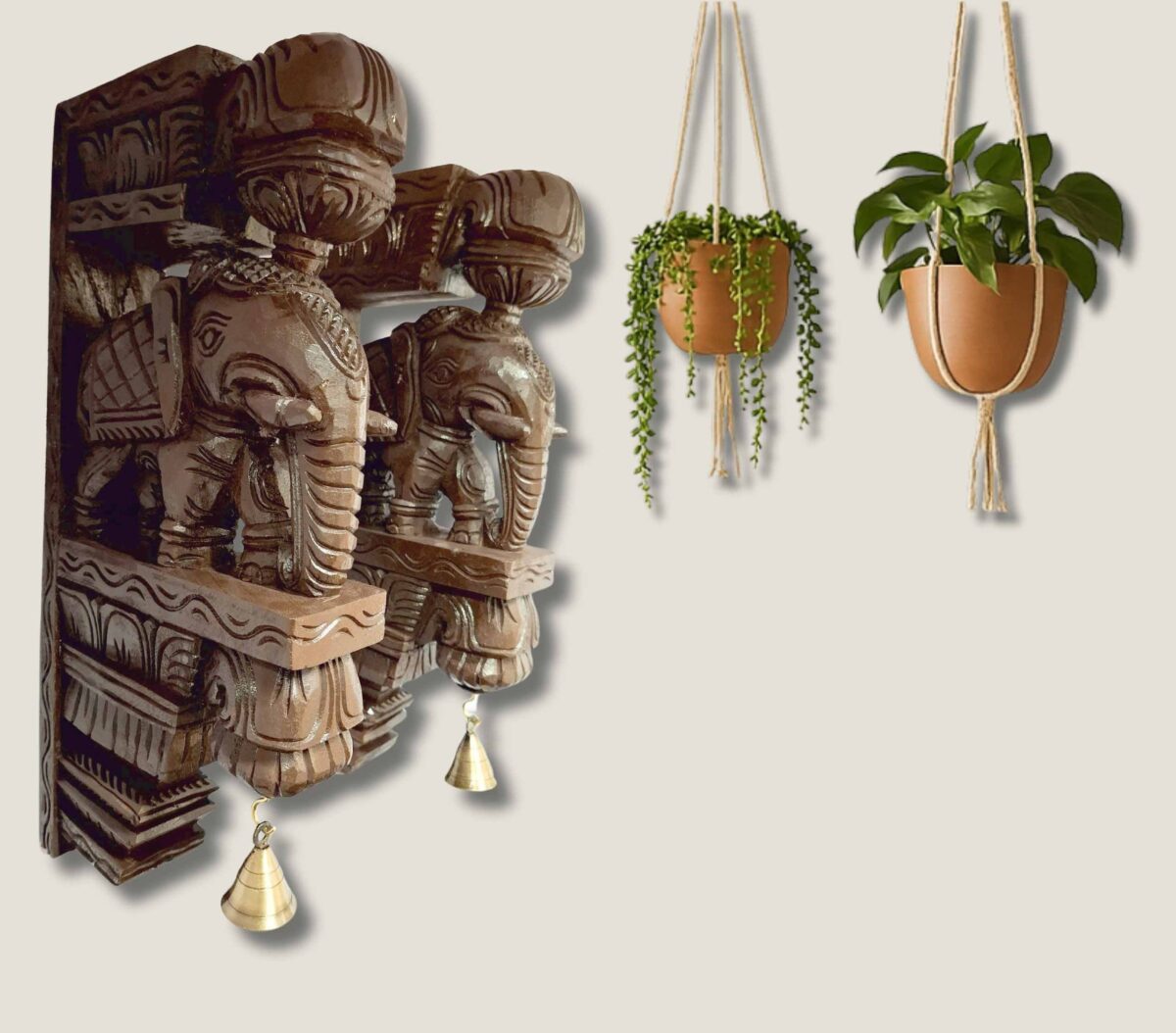 Elephant Corbel Pair Wall Bracket