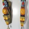 Peacock Wall Bracket Pair