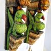 Peacock Wall Bracket Pair
