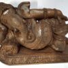 Wooden Ganesha Sculpture