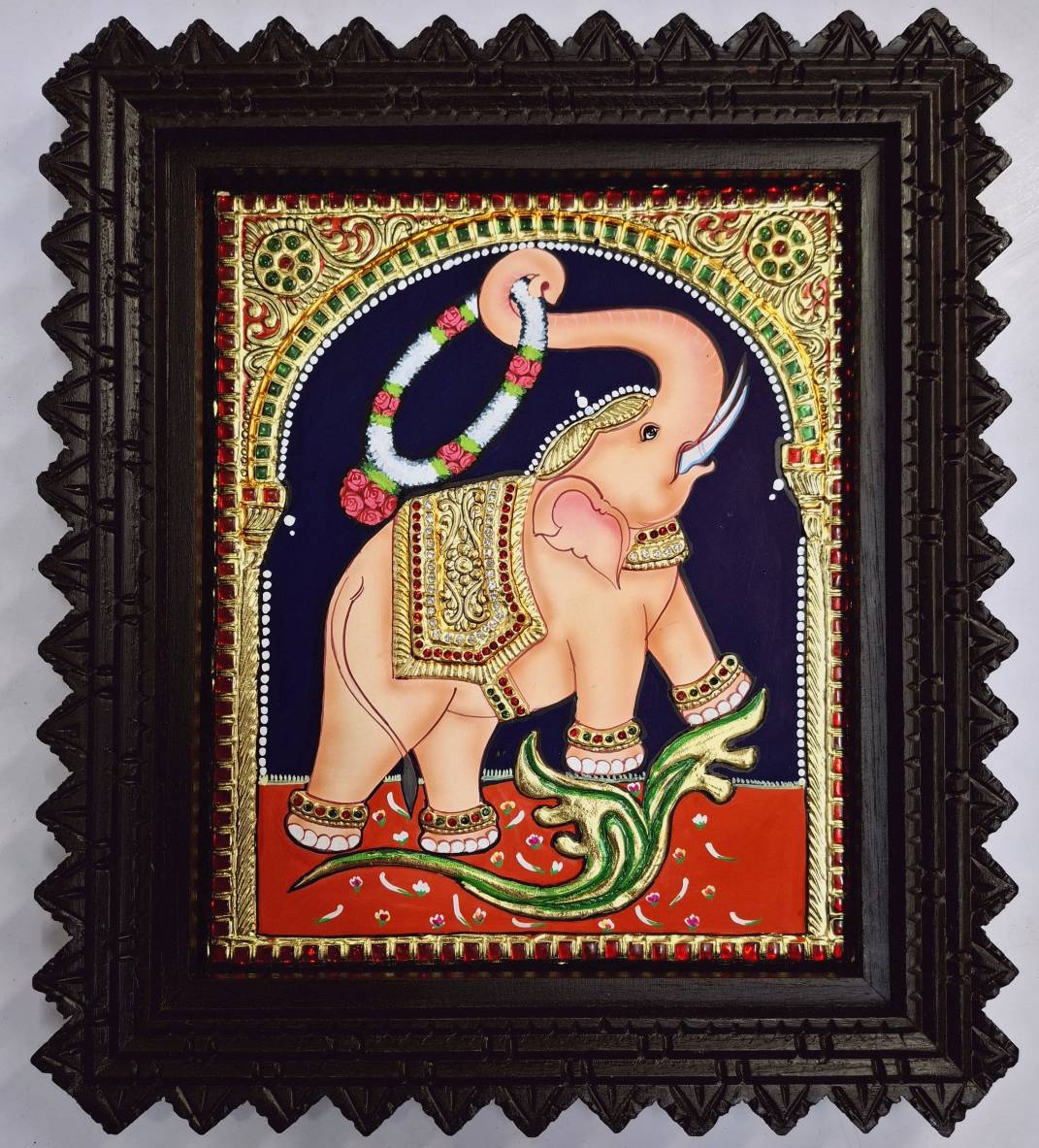 Elephant Tanjore Painting