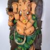 Wooden Ganesha Sculpture