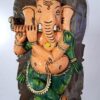 Wooden Ganesha Sculpture