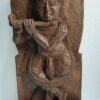 Wooden Krishna Sculpture