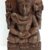 Wooden Shiva Sculpture