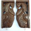 Peacock Wall Bracket Pair