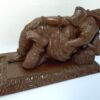 Wooden Ganesha Sculpture