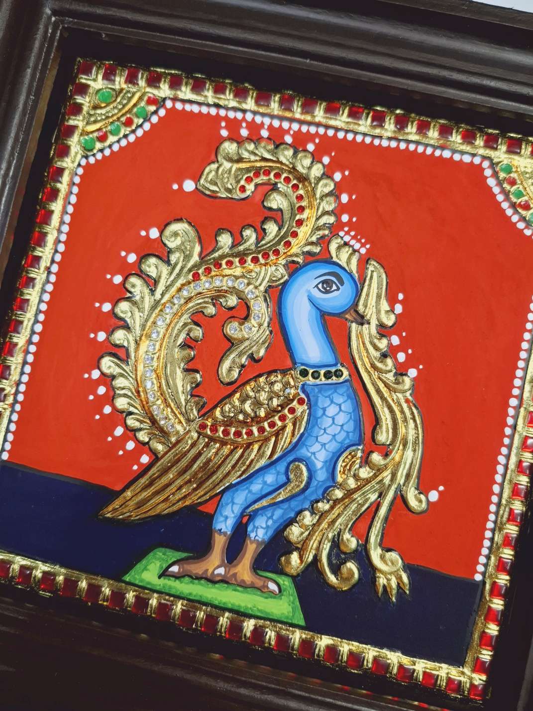 Peacock Tanjore Painting