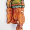 Wooden Ganesha Head Sculpture