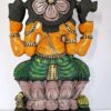 Wooden Ganesh Statue Hindu Deity Handmade Carved Idol 18 inches Ganapati Pooja room home decor Wood Statue Ready to Ship