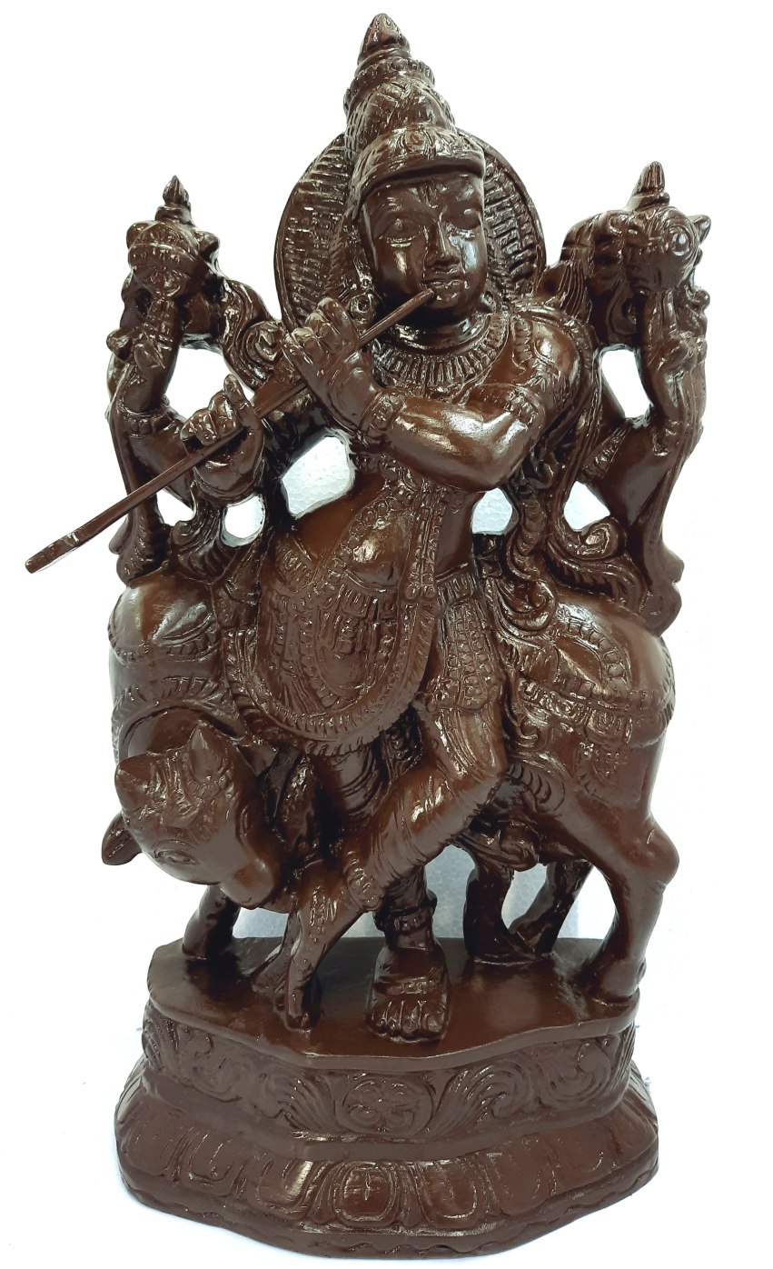 Krishna Wooden Sculpture