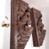 Peacock Wall Bracket Pair