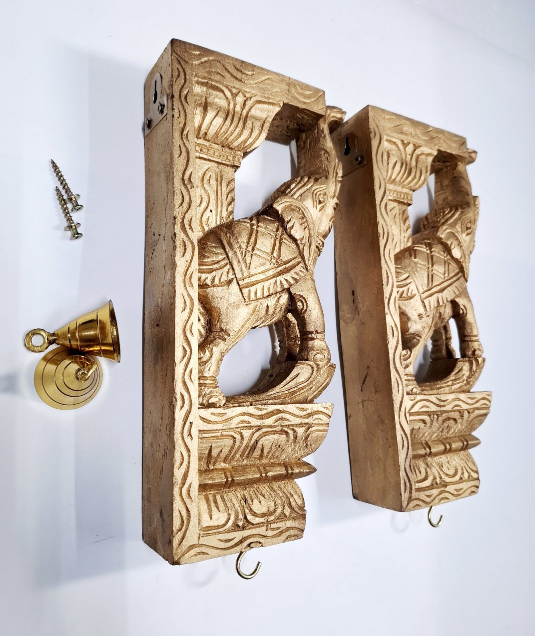 Elephant Wall Bracket Pair