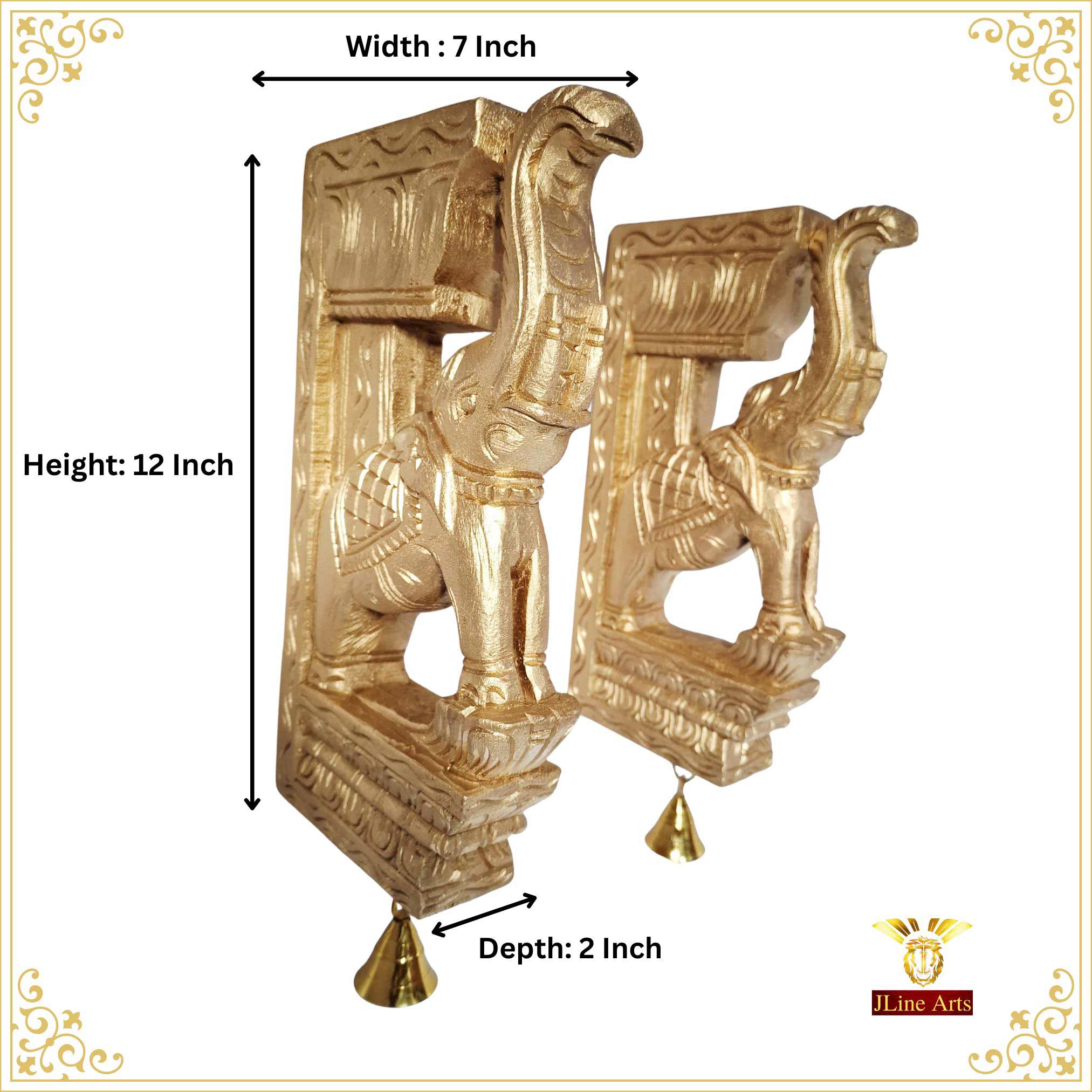 Elephant Wall Bracket Pair