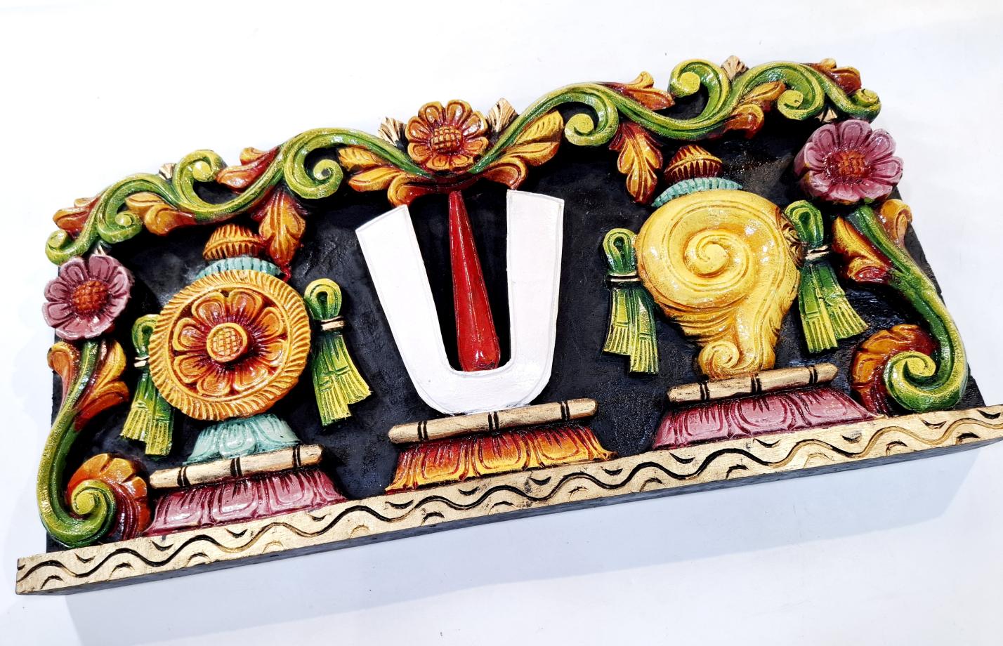 Shanku Chakra Naamam Wall Panel