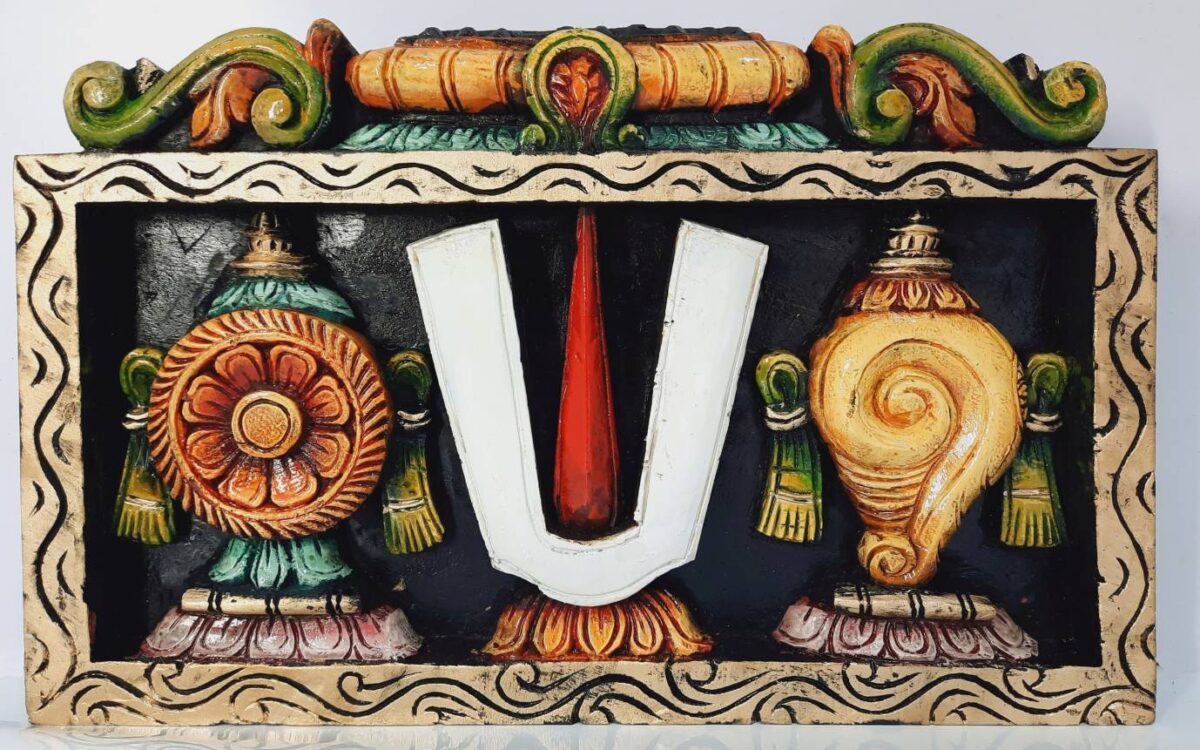 Shanku Chakra Naamam Wall Panel