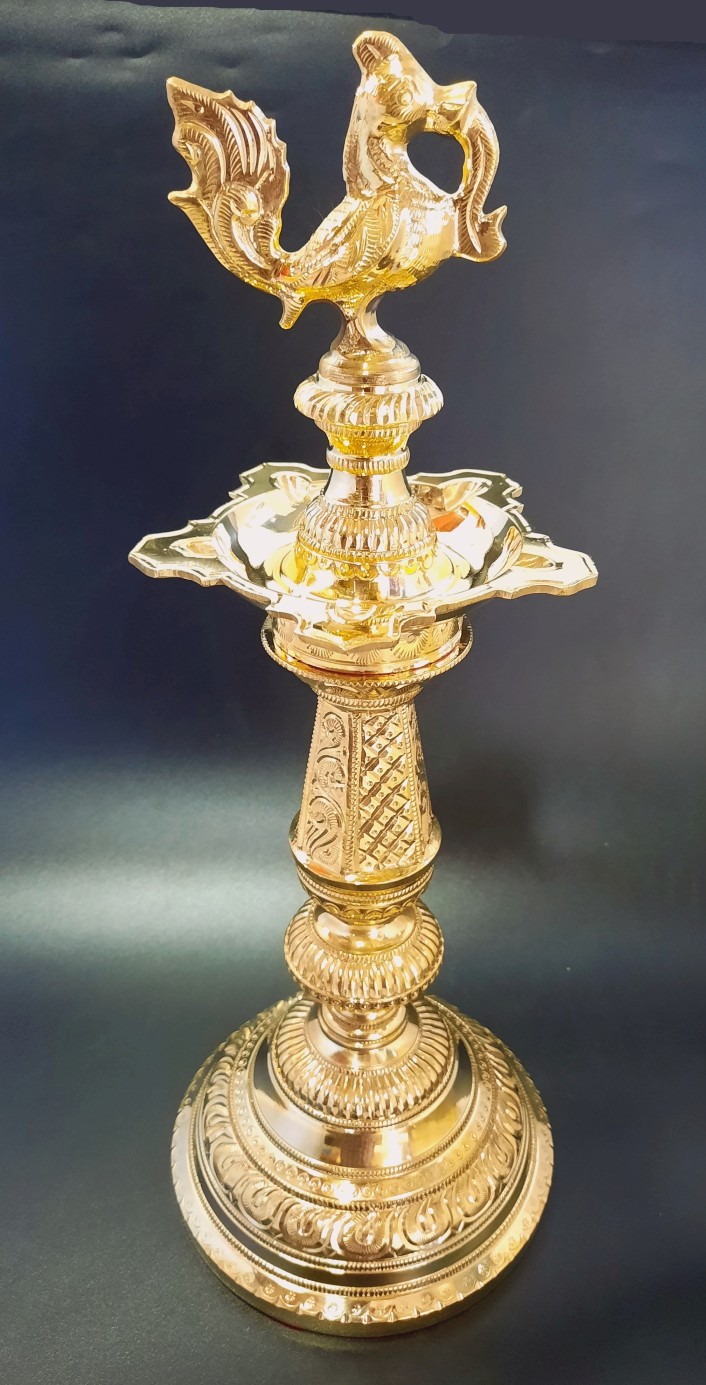 BRASS POOJA OIL LAMP