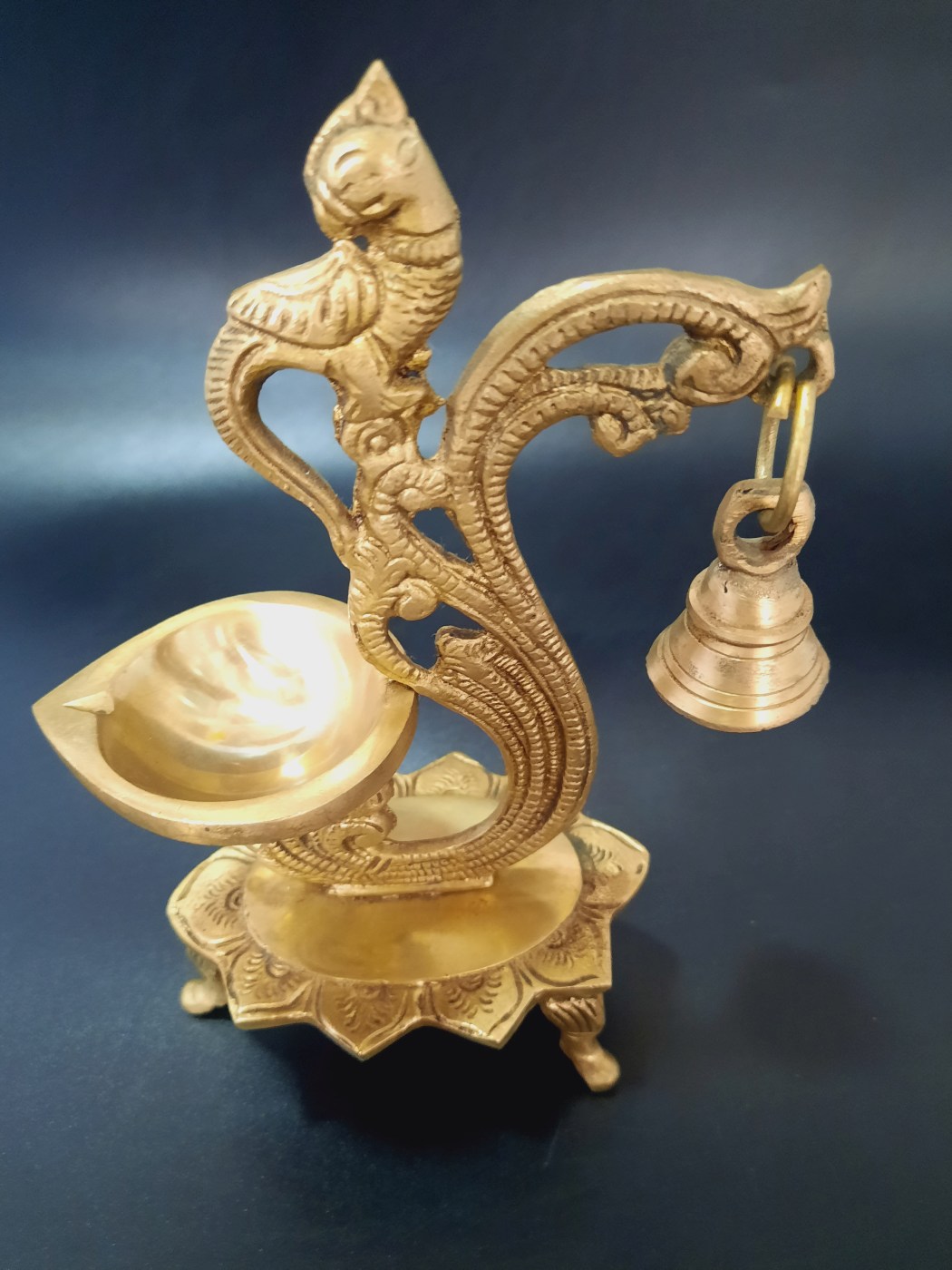 Brass Oil Lamp