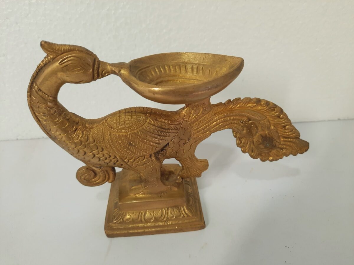 Brass Oil Lamp