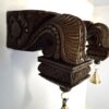 Handmade Vintage Style Wooden Corbel Set of 2, Solid Wood Wall Bracket with Hook, Entryway Lamp Hanging Wall Décor, Ready to Ship