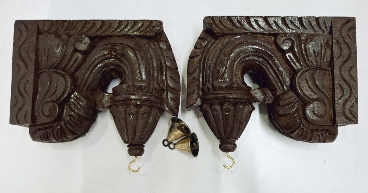Wooden Corbels Pair