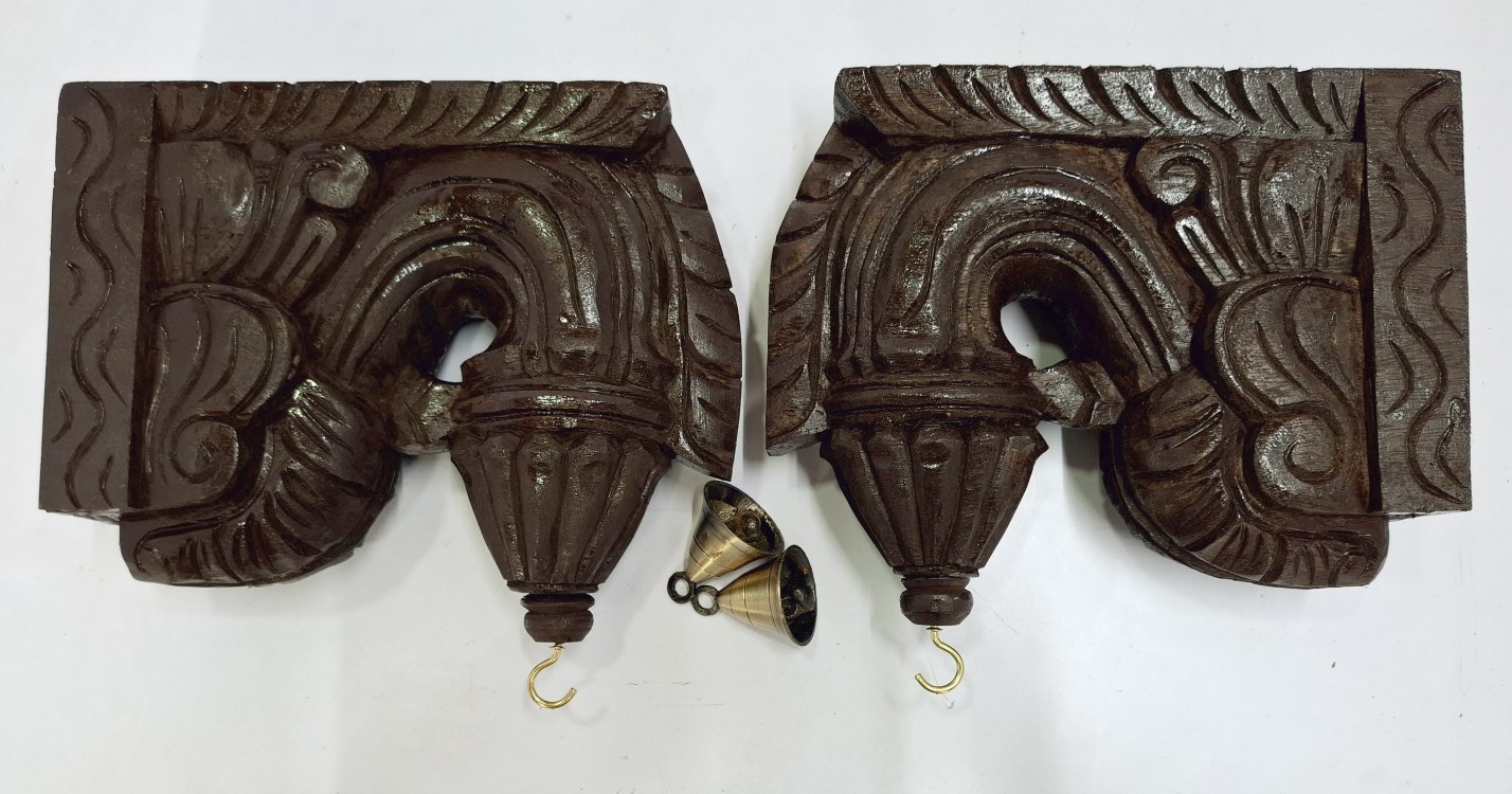 Wooden Corbels Pair