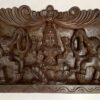 Wooden Gajalakshmi Wall Panel