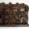 Wooden Gajalakshmi Wall Panel