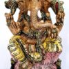 Wooden Ganesha Statue