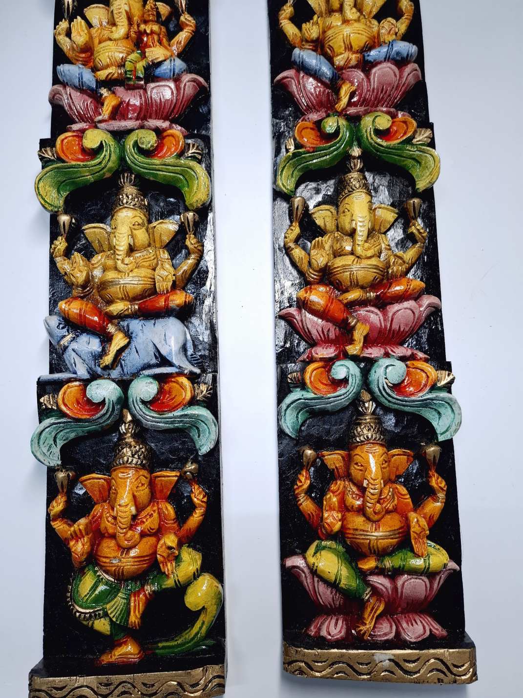 Ganesha Wooden Wall Panel