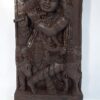 Krishna Wooden Wall Panel