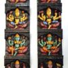 Ashta Lakshmi Wooden Wall Panel